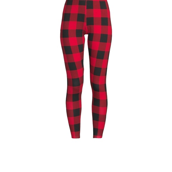 Buffalo Plaid Holiday Spirit on my leggings Look in my closet for others - Picture 4 of 4